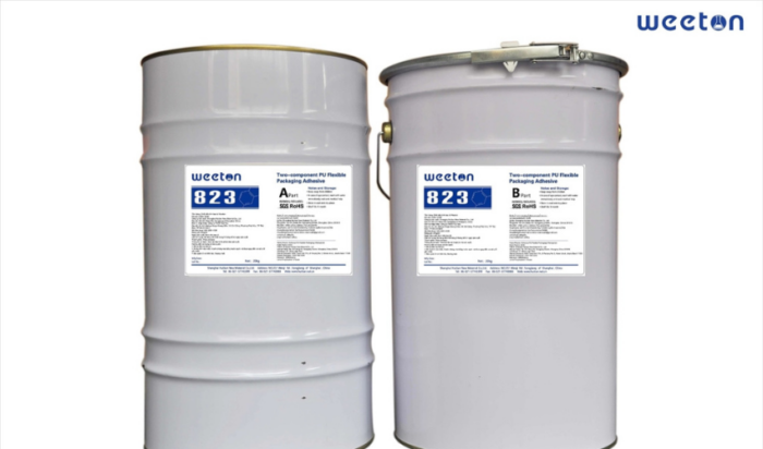 823A 823B Flexible Packaging Adhesive low Viscosity, Good Wettability, Long Pot Life, High Peeling Strength And High Laminating Speed (450m/Min) - Image 1