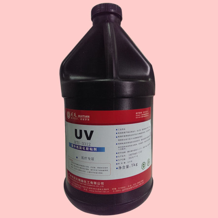 3310 (HTU-3310)  Low Viscosity UV adhesive , UV curable adhesive for glass , plastic - Image 1