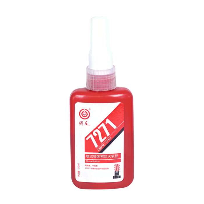 pl185635951-7271_one_part_cyanoacrylate_adhesives_threadlocker_red_medium_viscosity_high_strength_fast_setting_hard_remove.jpg 7271 One-part Cyanoacrylate Adhesives / Threadlocker Red Medium Viscosity High Strength Fast Setting Hard Remove - Image 1