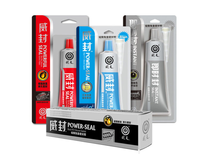 High temp red rtv silicone gasket maker for transmission gear cover , axles - Image 1